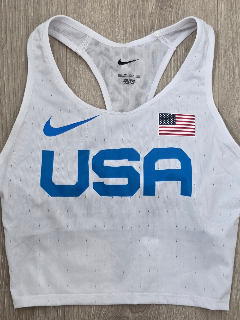 Nike Pro Elite Made In USA Olympic Racing Sports Bra AO8736-602 Women's XXS NWOT